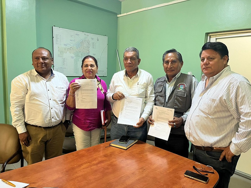 Alcaldes inician proceso excepcional para definir límites entre Sullana y Miguel Checa 