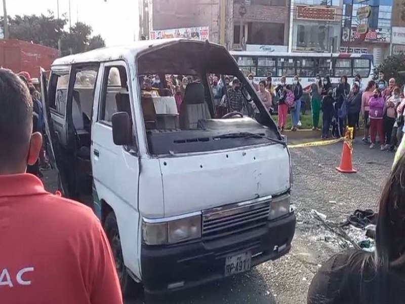 Un escolar falleció y más de 10 heridos deja accidente vehicular en Los Olivos