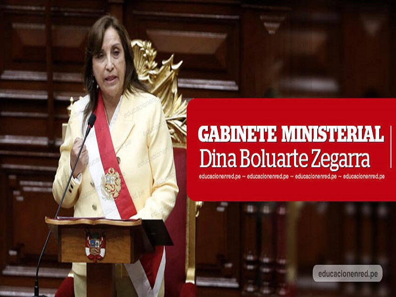 Dina Boluarte tomó juramento a seis nuevos ministros de Estado