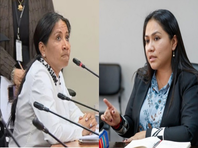 Fiscalía denuncia constitucionalmente a congresistas Rosío Torres y Heidy Juárez