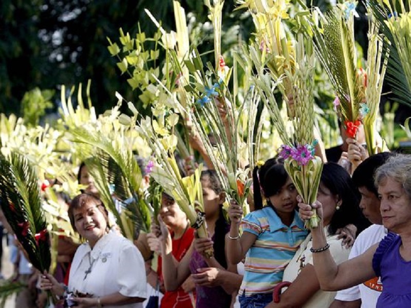 ¿Qué ocurrió el Domingo de Ramos, según la creencia católica?