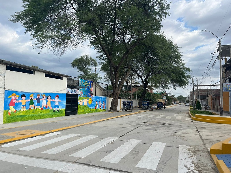 Municipalidad de Sullana culmina exitosamente drenaje pluvial de la calle El Cóndor