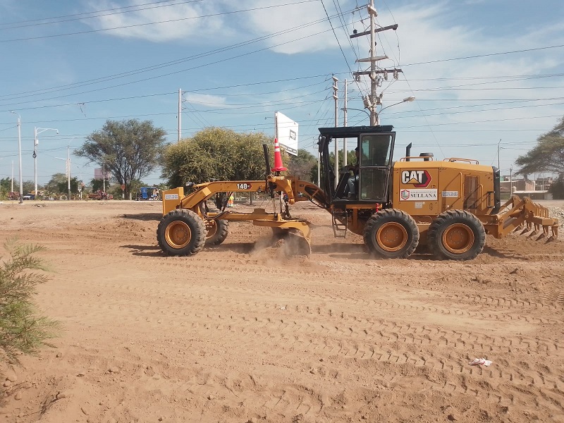 Continúan los trabajos de mejoramiento en la Zona industrial municipal