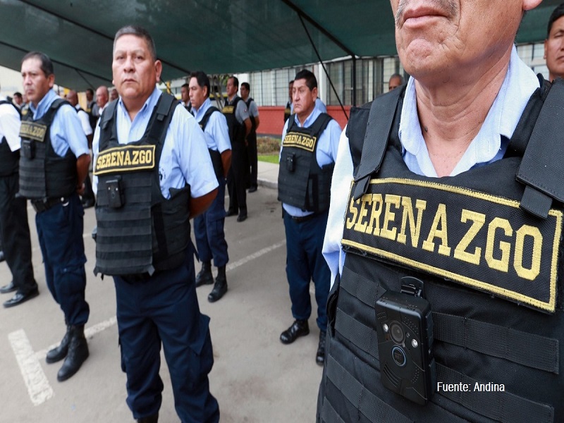 Presidente de Asociación de Serenos: Con capacitación se podría "salir a la calle con armas letales para apoyar a la PNP"