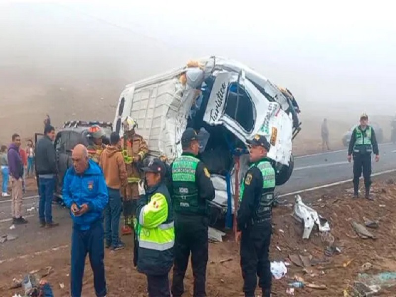 Fatal accidente en Pasamayo: una persona murió y decenas resultaron heridas en choque de buses