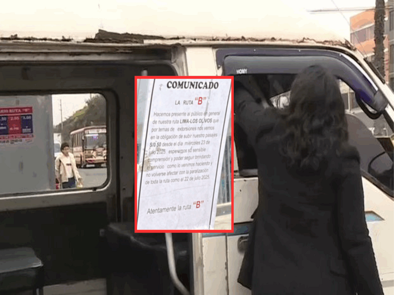 Empresa de transporte: «Subiremos los pasajes por temas de extorsiones»