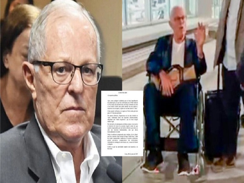 Pedro Pablo Kuczynski intentó salir del país con destino a EE. UU.