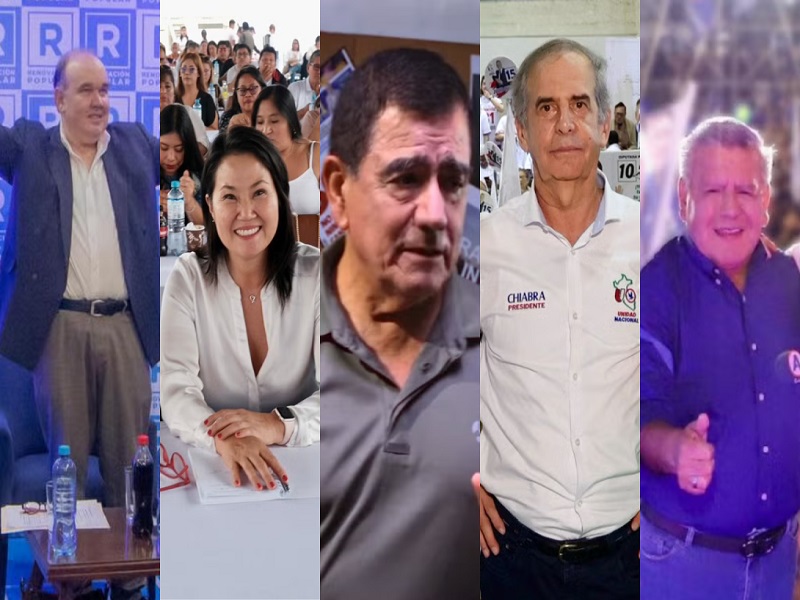 Solo 10 partidos políticos solicitaron la inscripción de sus fórmulas presidenciales