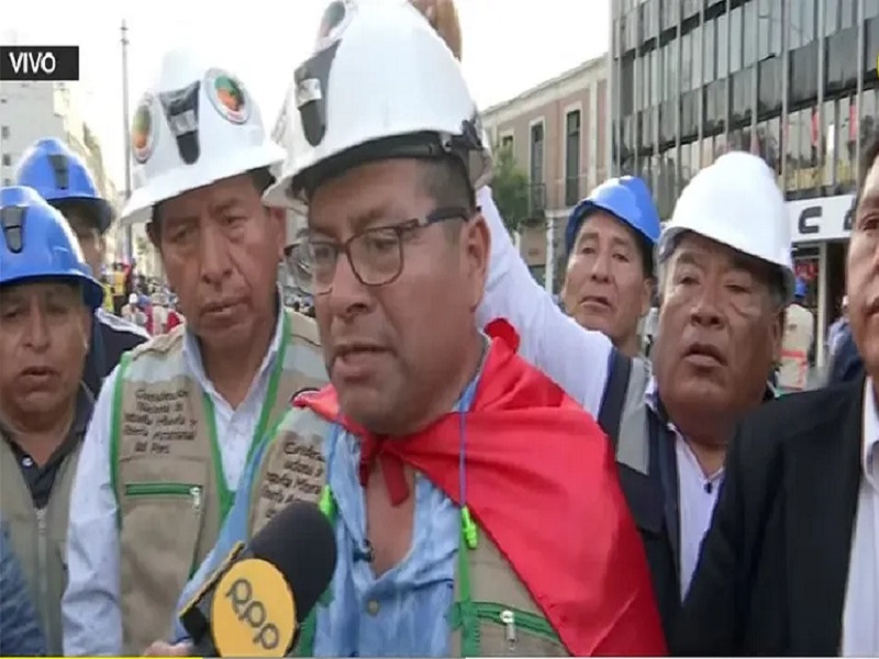 Presidente de Confemin tras ampliarse Reinfo en comisión del Congreso: "No nos moveremos de Lima hasta la promulgación"