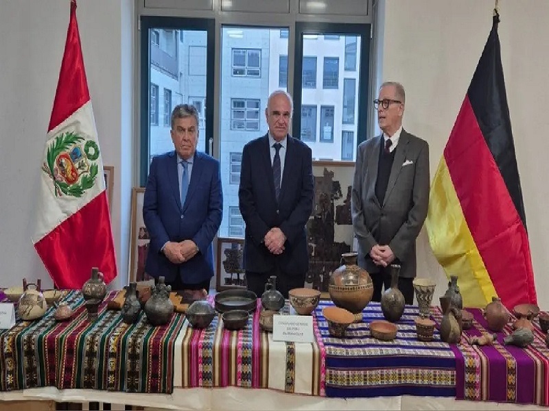 Perú recuperó 262 piezas culturales prehispánicas en Alemania