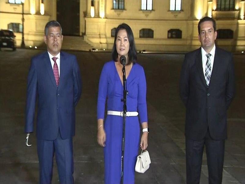 Declaran inscrita la fórmula presidencial de Fuerza Popular