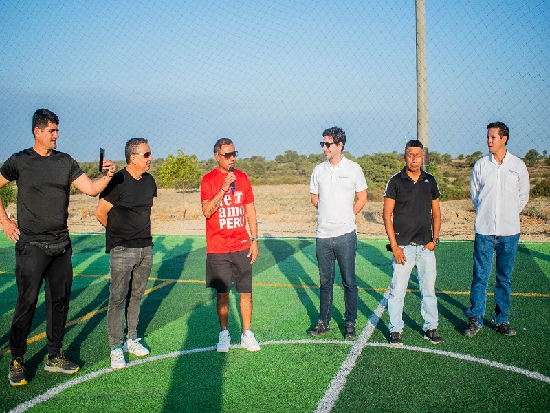 "Chorrillano Palacios" inaugura academia deportiva de Buenaventura en Tambogrande