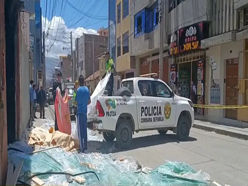 "Es una negligencia": familia de trabajador muerto por caída de vidrios en Huancayo denuncia falta de medidas de seguridad