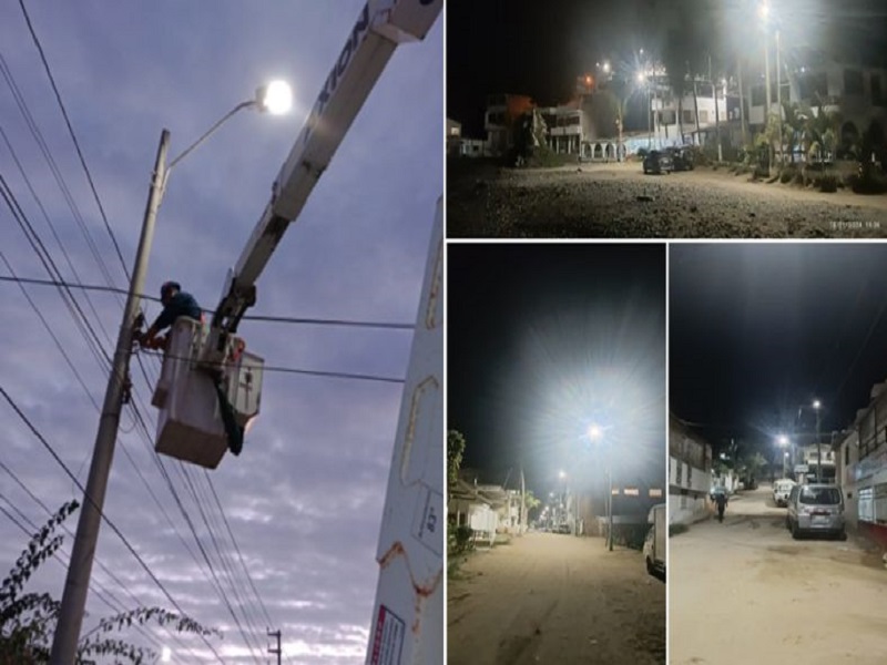 ENOSA INSTALÓ MÁS DE 2000 LUMINARIAS LED EN PAITA Y DISTRITOS