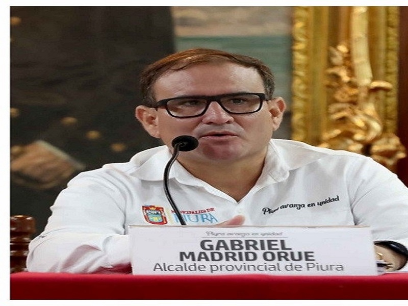 Pronunciamiento de Alcalde de Piura Gabriel Madrid a Ministerio de Vivienda